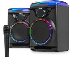 Karaoke set - Fenton Track 2.0 - Karaoke set voor volwassenen en kinderen - Met microfoon en lichteffecten - Zwart