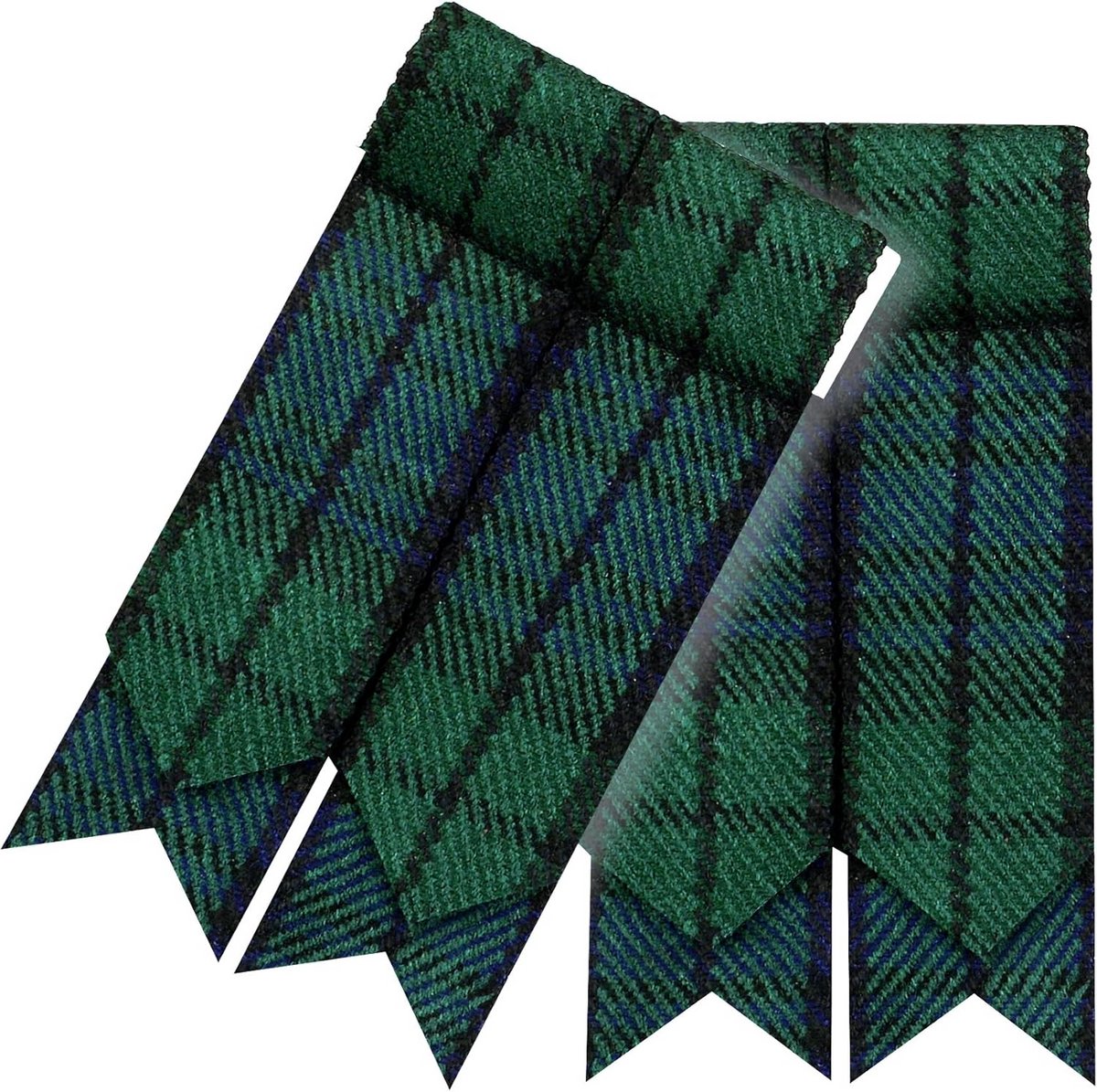 Kiltkousen Flashes met Kousenband voor Schotse Highland Dress