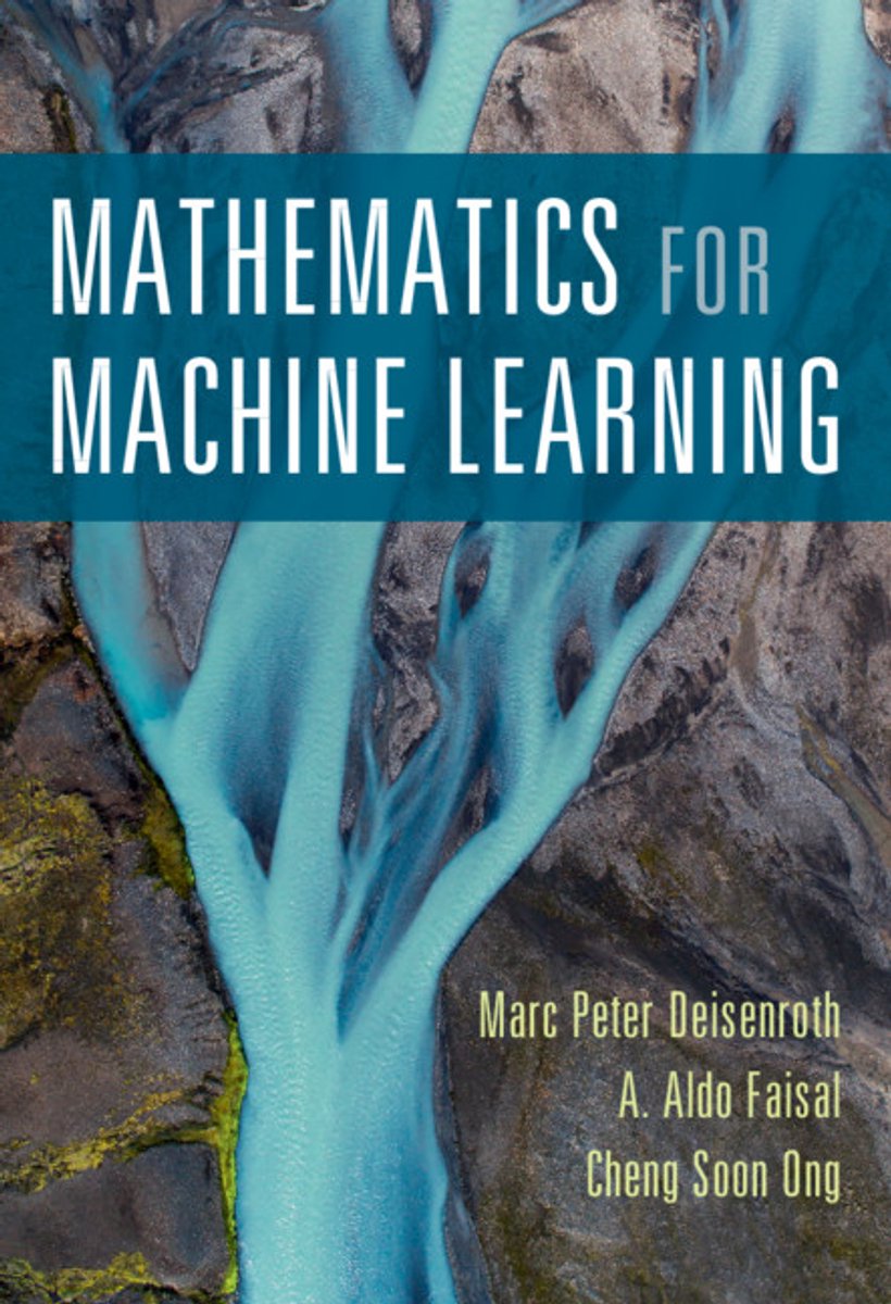 Omslag van Mathematics for Machine Learning