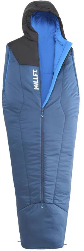 Dunlop Slaapzak – 190x75 Cm, Blauw, Van Polyester, Ideaal Voor Kamperen En Logeren