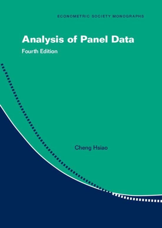 Econometric Society Monographs- Analysis of Panel Data - cover