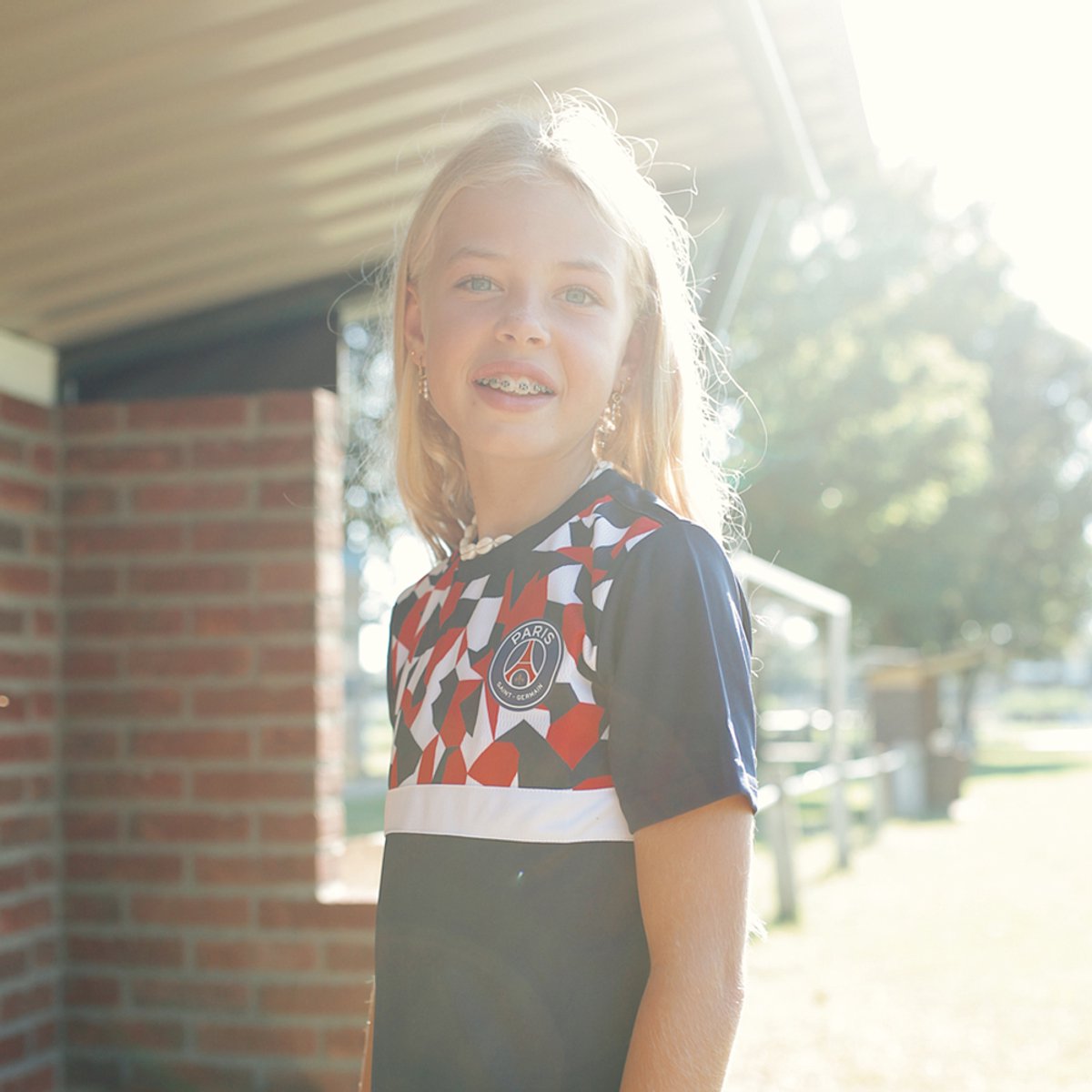 PSG trainingsshirt camo voor kinderen - maat 116 t/m 164 - voetbalshirt