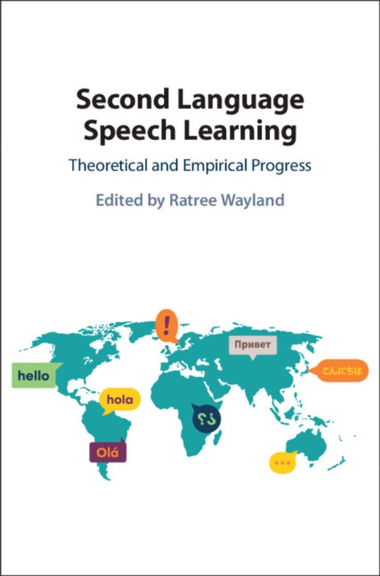 Second Language Speech Learning - cover