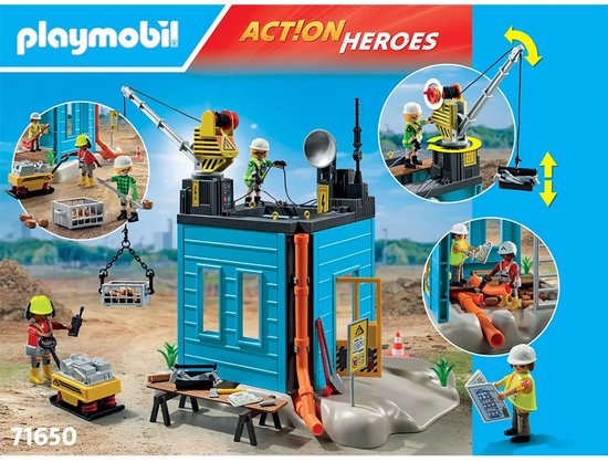 PLAYMOBIL Action Heroes PROMO Bouwplaats - 71650 van Playmobil — afbeelding 5