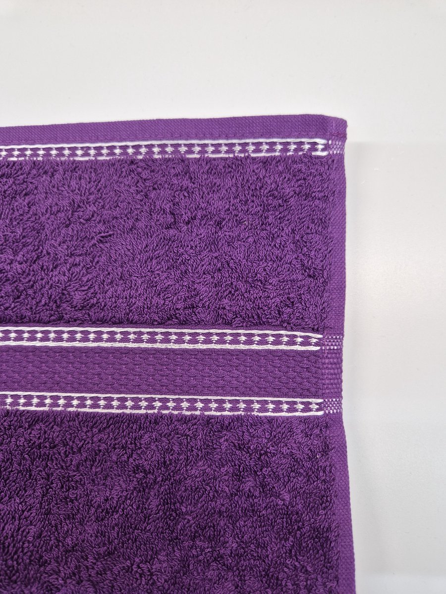Luxe Badhanddoek - Paars - 70 x 140 cm