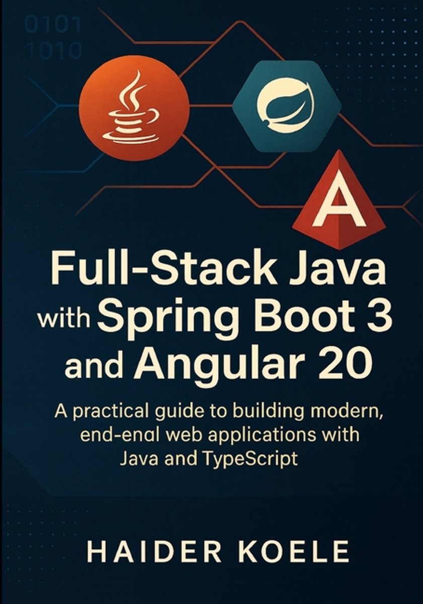 Omslag van Full-Stack Java with Spring Boot 3 and Angular 20