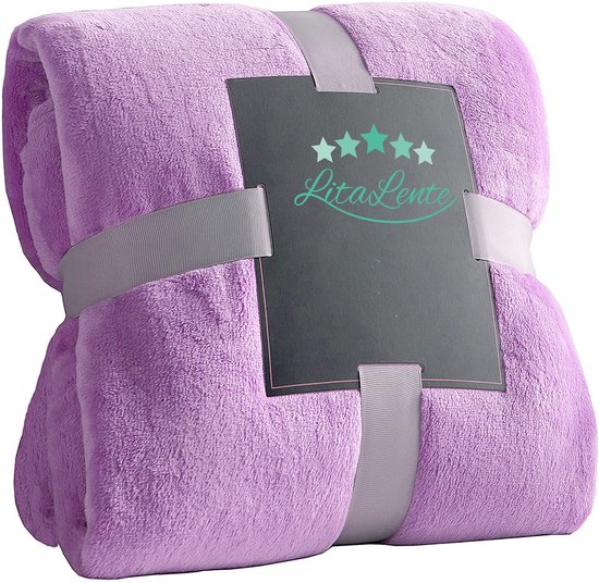 Fleece Plaid - Fleece deken - hoogwaardige deken, zachte deken, microvezeldeken als bankhoes, sprei, plaid of woonkamerdeken, 150 x 200 cm
