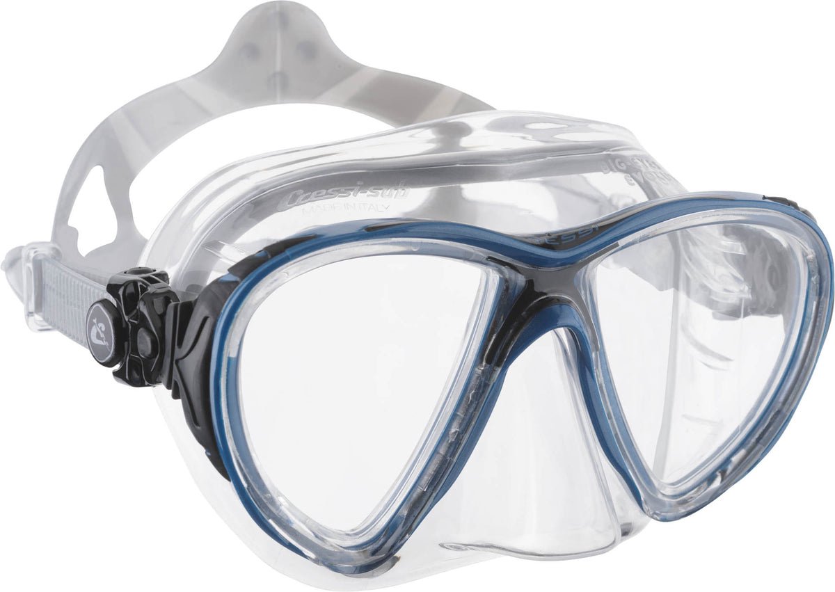 Cressi Big Eyes Evolution Crystal Duikmasker Blauw,Zwart