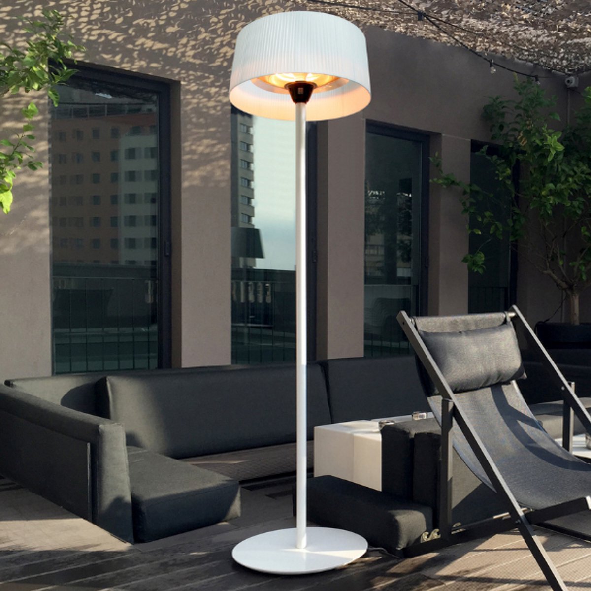 Sunred Artix Bright 2100 W - Freestanding patio heater - White