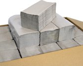 Essuie-tout KURTT 1 pli, 5000 feuilles grises 25 x 23 cm, essuie-tout plié en Z, essuie-tout