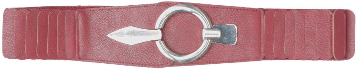 Tailleriem dames - Elastische tailleriem - Rood - Bordeaux rood - One size