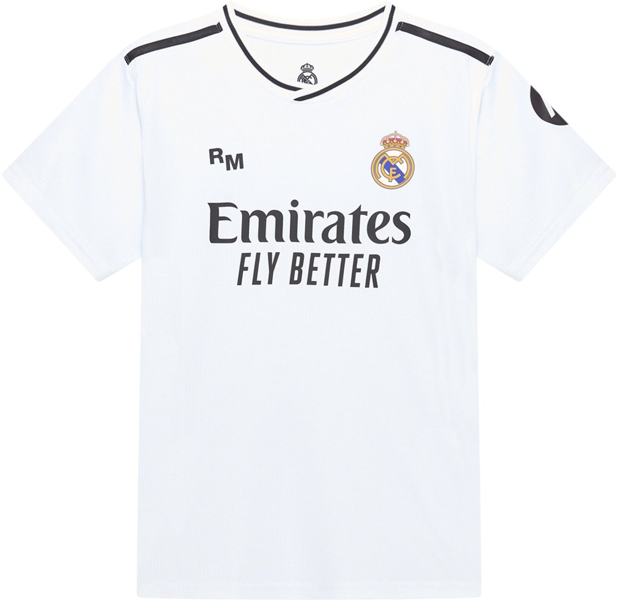 Real Madrid Thuis Shirt Kids 24/25 - Maat 116 t/m 164 - Voetbalshirt Kinderen - Voetbalkleding - Sportkleding - 100% Polyester - Officiële Merchandise