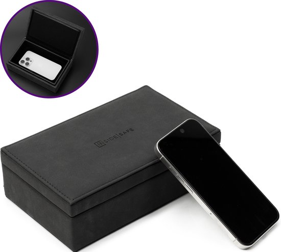 Coffre- Safe téléphonique à l'intérieur - Boîte de Focus - Boîte de Faraday pour téléphone - Boîtier téléphonique - Études Focus - Coffre-fort téléphonique familial - Autodiscipline