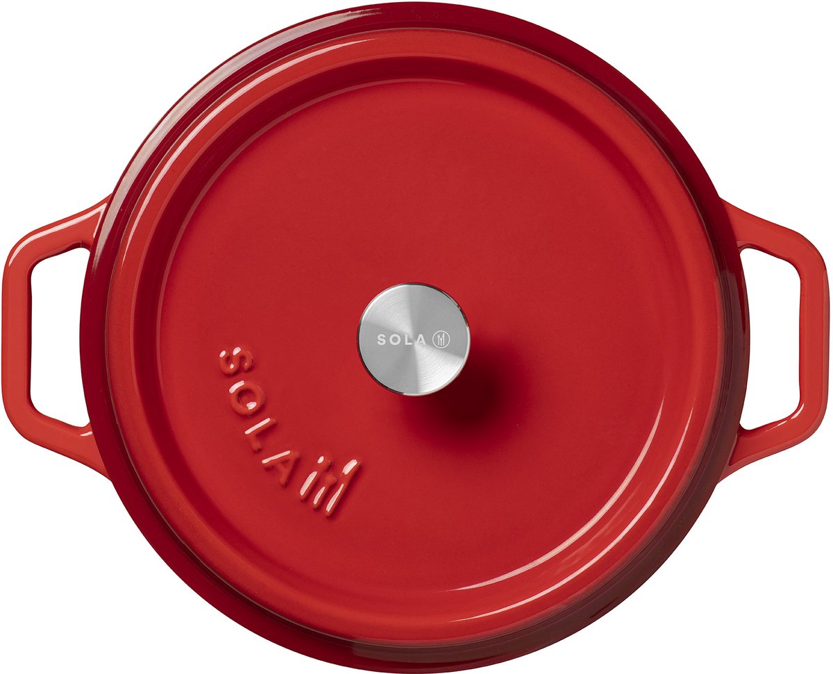 Sola - Gietijzer Braadpannen 28cm - Nostalgische Uitstraling - Perfecte Sola - Gietijzer Braadpannen 28cm - Nostalgische Uitstraling - Perfecte