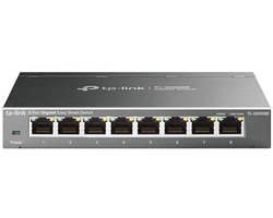 8-Poorts Gigabit Smart Managed Netwerkswitch - Plug and Play, Metalen Behuizing, QoS, IGMP-Snooping, VLAN, Centrale Beheer, Energiebesparend