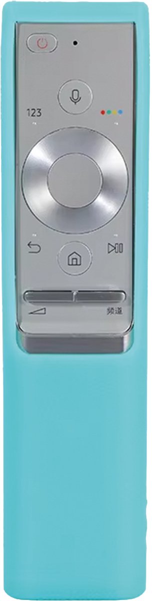 Ibley Beschermhoes voor Samsung BN59-01358B afstandsbediening – Glow in the dark blauw – Siliconen Remote Case