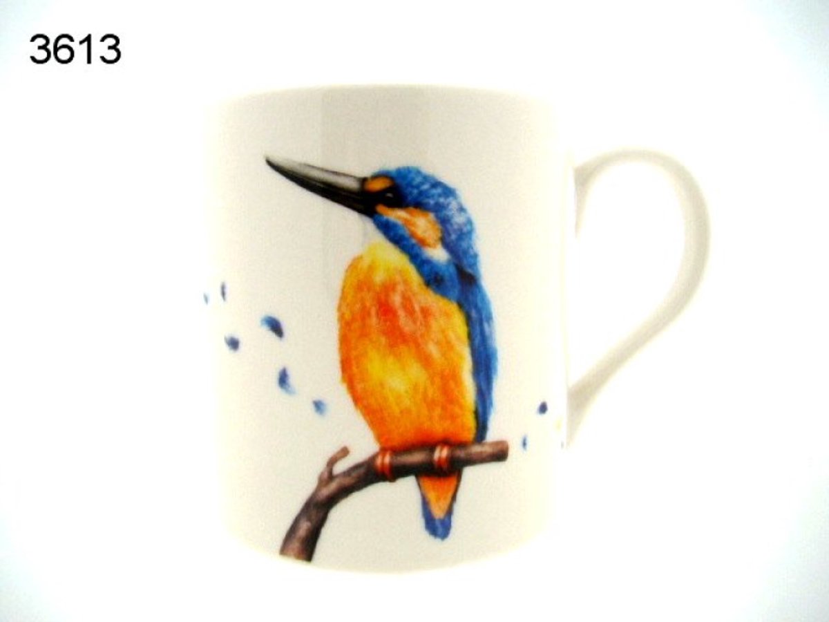Clemency Bunn Mok IJsvogel – 300 ml Porselein in Cadeaudoos