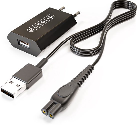 Chargeur GO SOLID! ® 5 V compatible avec les rasoirs Philips série 3000(X)