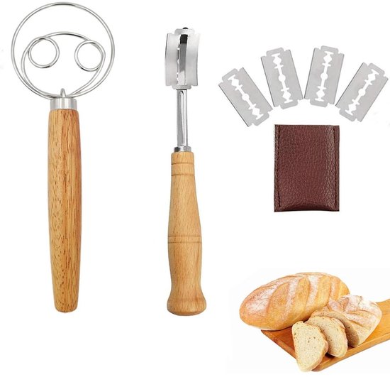 Foto: Excitat broodmes bakkersmes deegsnijder deense garde brooddeegmixer geschikt voor het snijden van brooddeeg