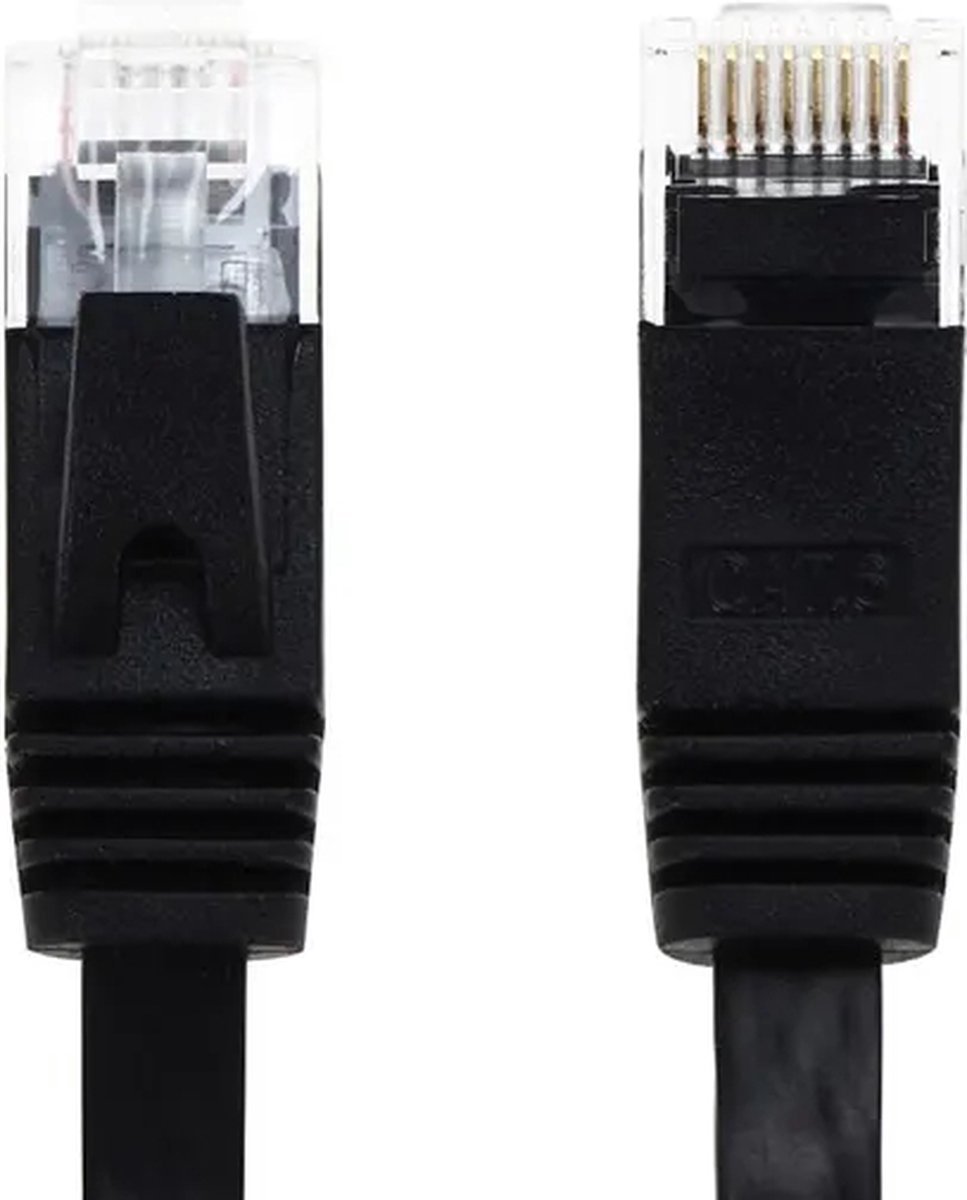 Internetkabel - 5 meter - CAT6 - Netwerkkabel (1000Mbps) - Zwart - UTP kabel - RJ45 - UTP kabel