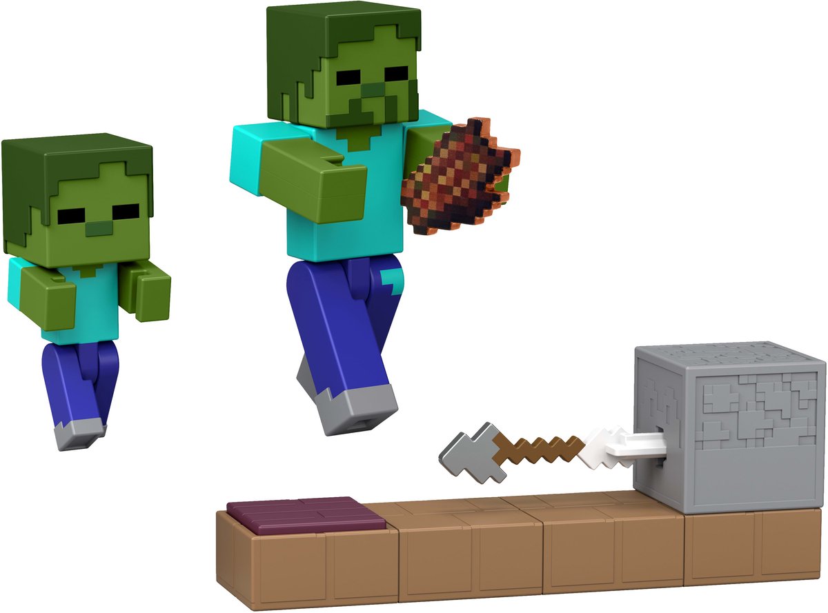 Mattel Minecraft miniature toy 8cm