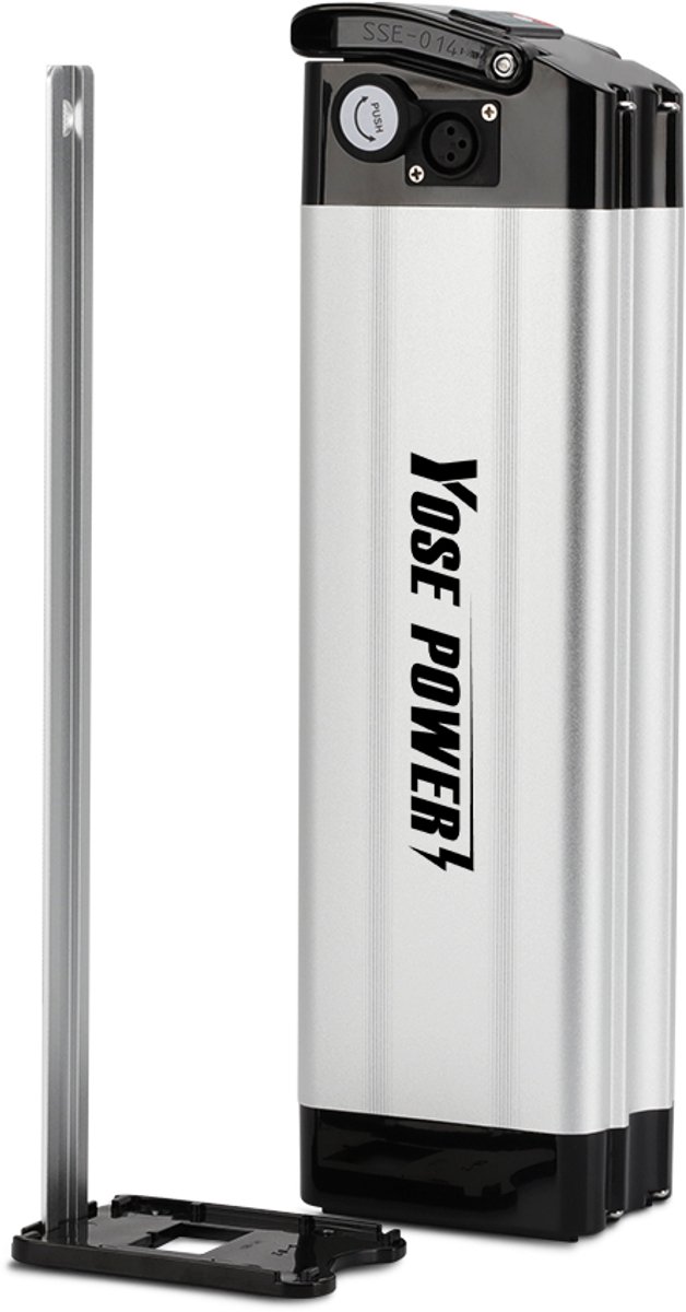 36V 10,4Ah Fietsaccu SilverFish voor Aldi Citystar, Silent Force, Alu-rex, Belair Somera,MiFa, Rex, Prophet