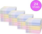 Sorprese Zakdoeken - Sofia - zakdoeken dames - 24 zakdoeken - Italiaans katoen - herbruikbare zakdoek - Cadeau
