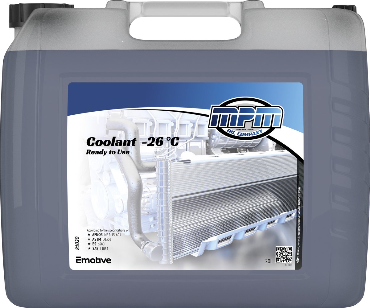 MPM Koelvloeistof -26 C - 20 Liter