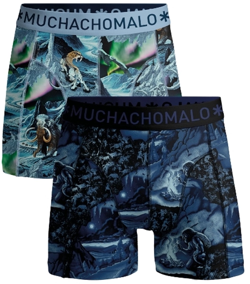 Muchachomalo Jongens Boxershorts – 2 Pack – 95% Katoen – Kinderkleding - Stevig Ondergoed – Jongens Onderbroeken