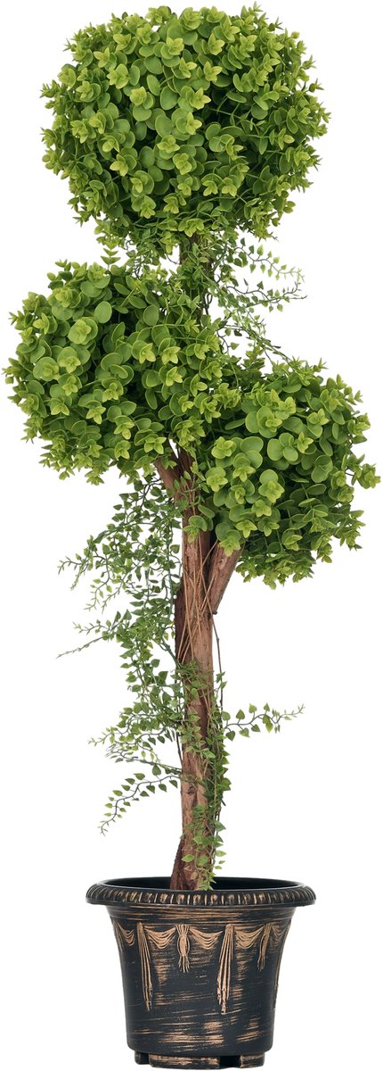 Homcom Kunstplanten-PE-30x30x115cm-Groen