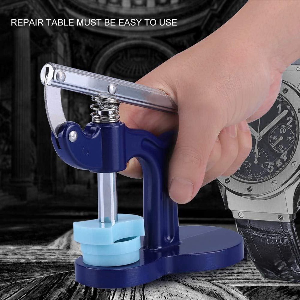 Green Glow - Horlogepers behuizingssluiter voor batterijwissel 18-50 mm met 12 drukplaten