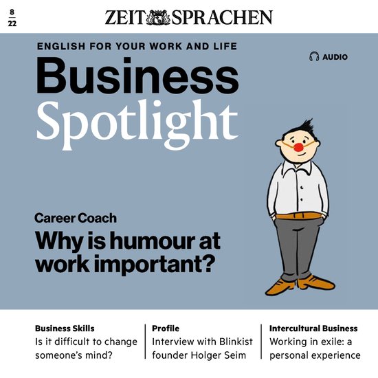 Business-Englisch lernen Audio - Humor am Arbeitsplatz - cover