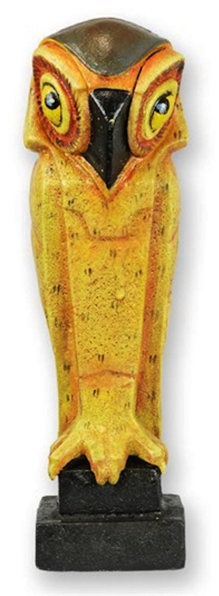 Gietijzeren Uil Art Deco stijl - beeldje 25cm