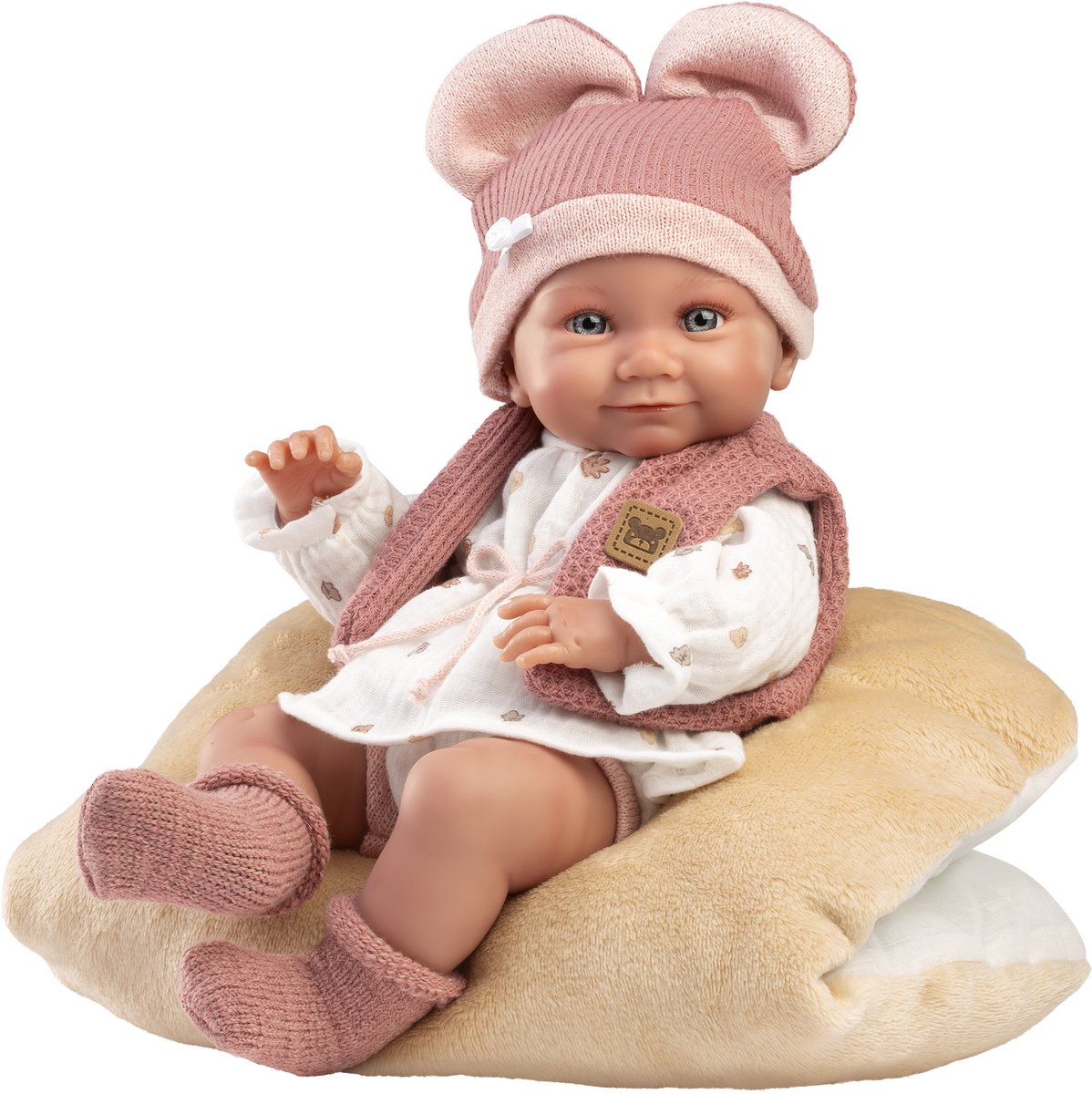 Llorens babypop meisje full body met ligkussen 40 cm