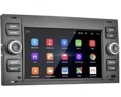 CarPlay geschikt voor Ford Fiesta Focus C-Max S-Max Galaxy Fusion Connect Android navigatie Bluetooth USB WiFi