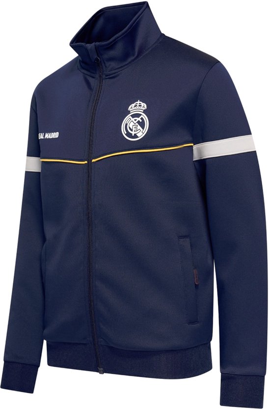 Vêtements de football d'entraînement Real Madrid 2025/2026 Enfants - Taille 128 - Blauw - Garçons et Filles - Boutique des supporters Real Madrid - Merchandise officiels