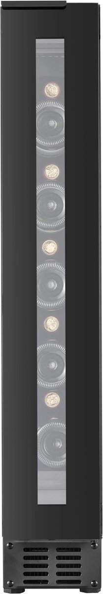 Nestor M Wijnkoelkast 15 cm Breed - NWVS110FN1 - 10 Flessen - 5 à 20 °C - 3 kleuren LED - Stil 34 dB - Koolstoffilter