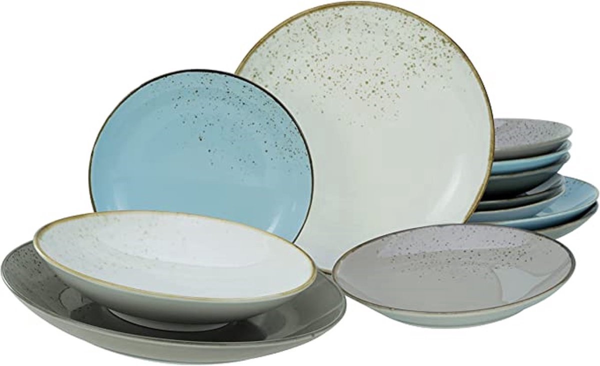 Thuys – Serveerschaal Set – Soepborden – Grote Salade Serveerschalen – Bordenset