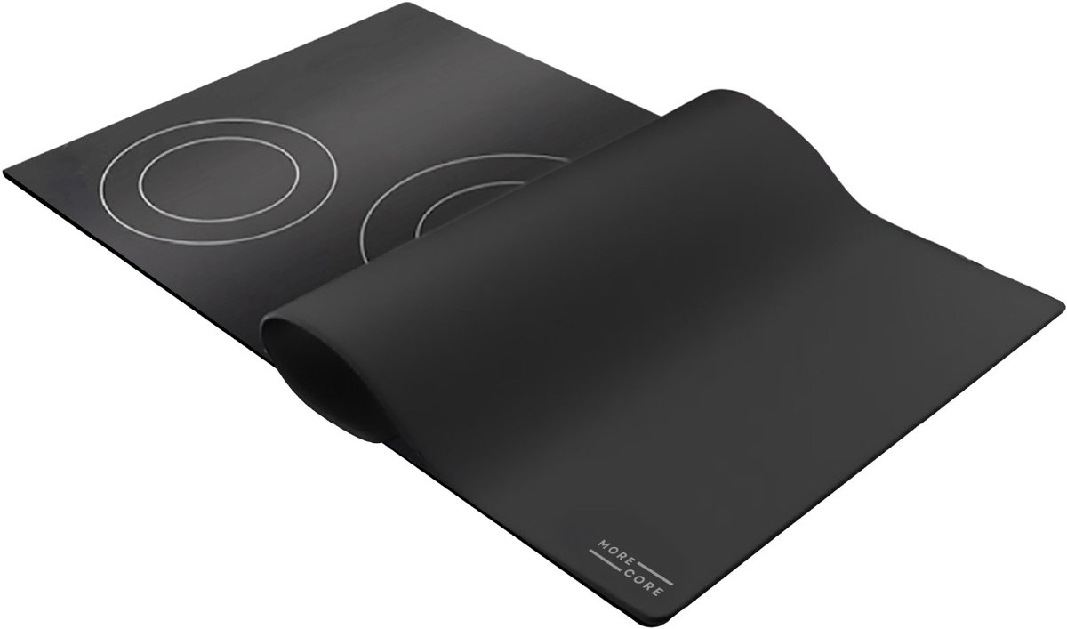 MoreCore Inductie Beschermer 60x51,5 cm – Afdekplaat Inductie - Inductie Mat - Inductie Afdekplaat - Vergoot de Werkruimte - Inductie Mat