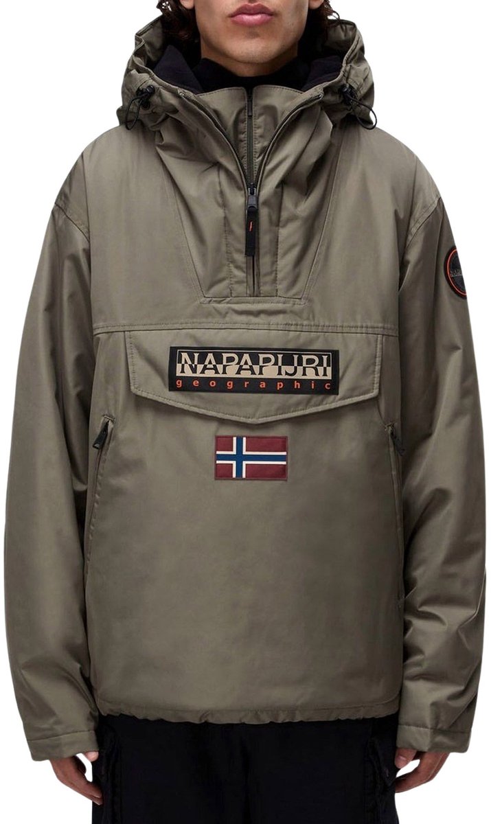 Napapijri Rainforest Next Anorak Heren Grijs