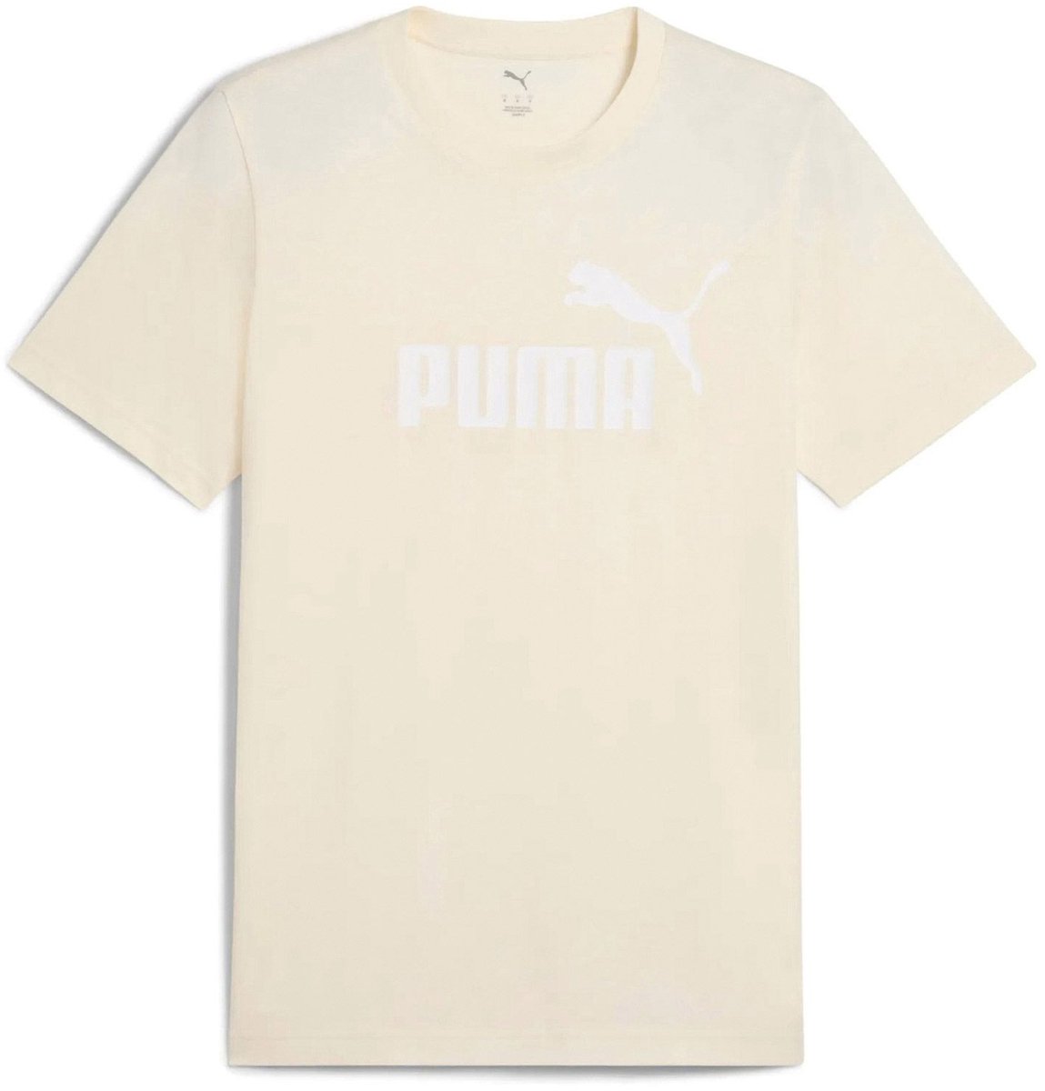 Puma ESS No. 1 Logo Shirt Heren Beige