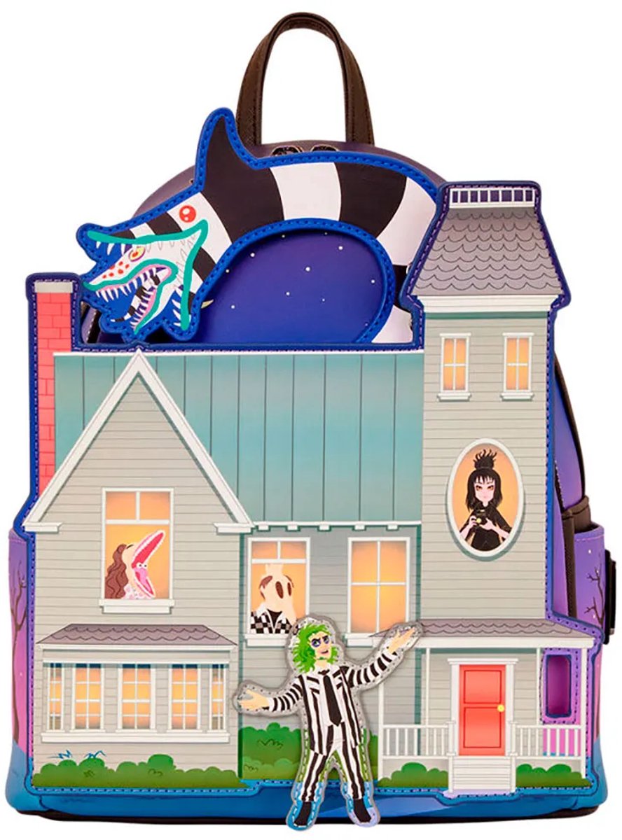 Loungefly Beetlejuice-rugzak 26 Cm Veelkleurig