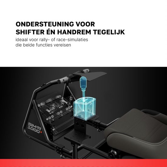 REBBLERS® Gearshift Holder voor SIMR 1000 Sim Racing Cockpit - Versnellingspookhouder van Merkloos — afbeelding 3