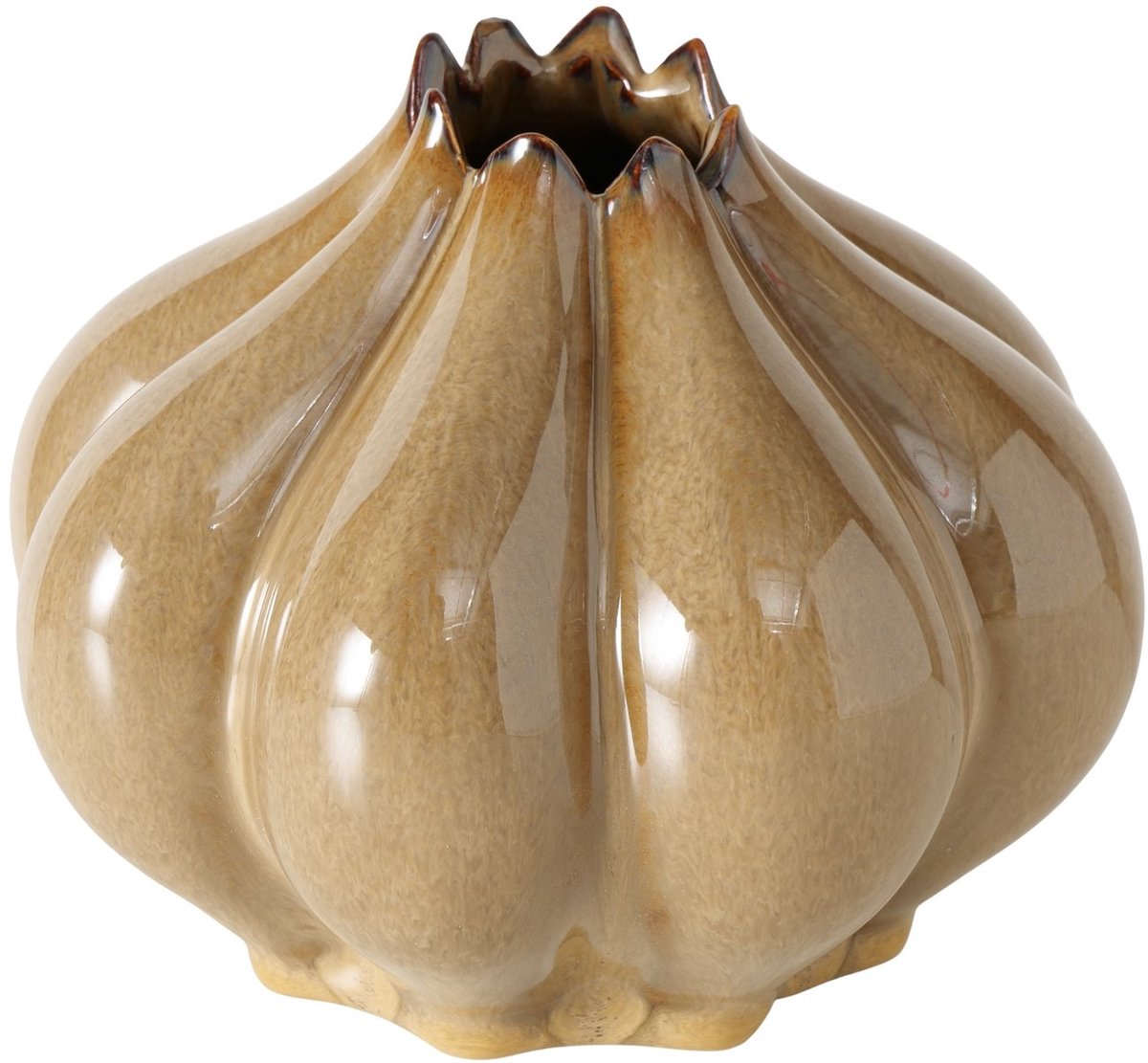Boltze Home Vaas bruin Ø15,5xH12,3cm.