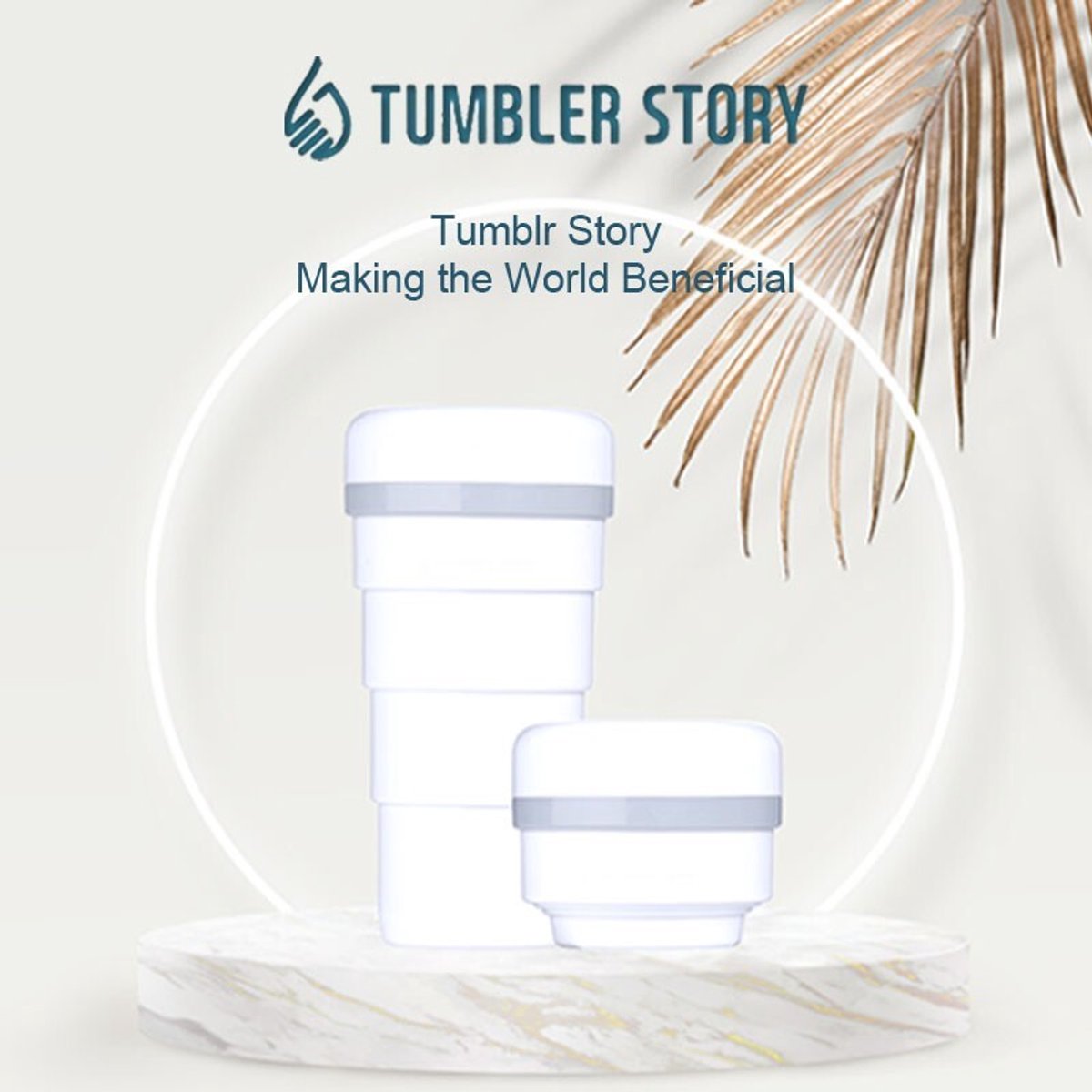 Tumbler Story Pocket Tumble - Offwhite [Korean Product]