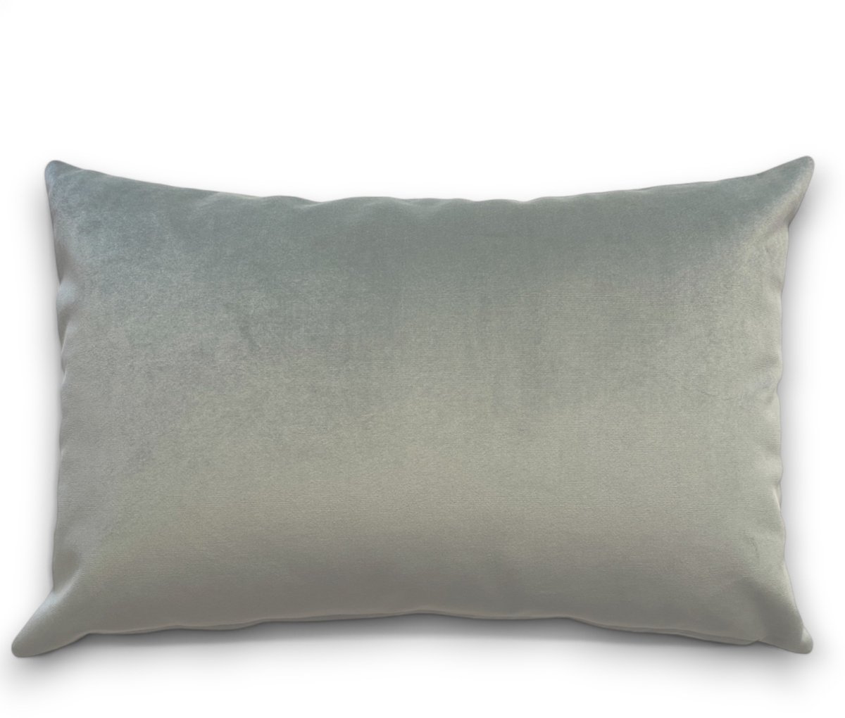 Sierkussen Blauwgroen 45x30 cm - Fluweel - inclusief binnenkussen - fluweel, zacht, luxe - Linen & Grace