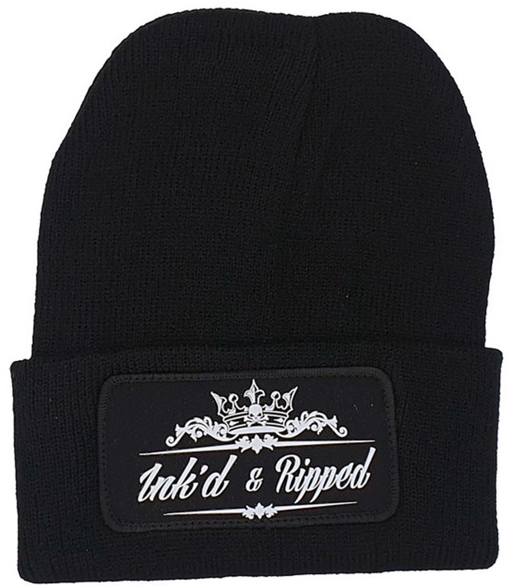 Lauren Rose - Inked and Ripped - Beanie - Muts - Zwart