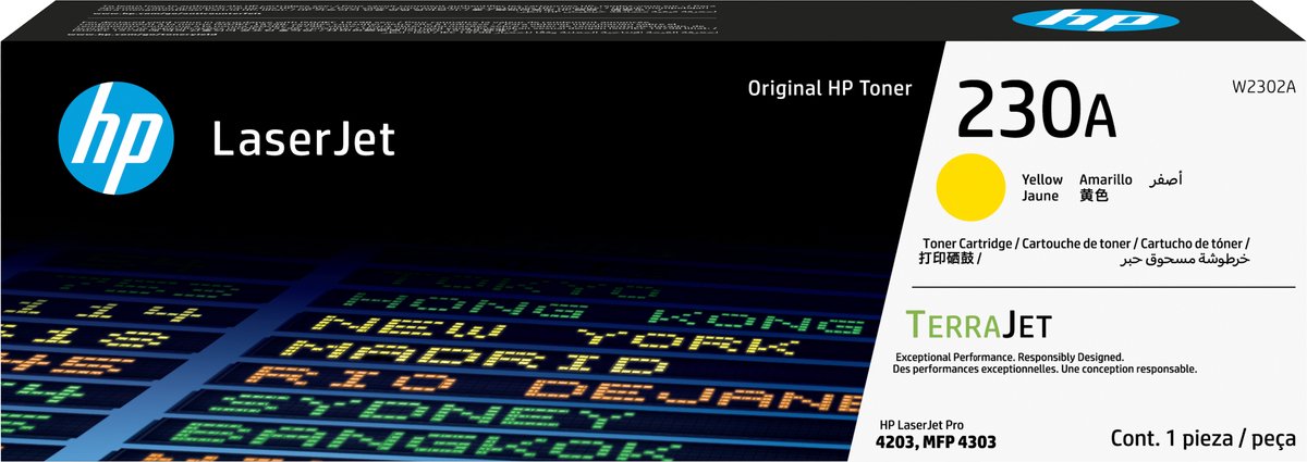 HP 230A Yellow Original LaserJet Toner Cartridge