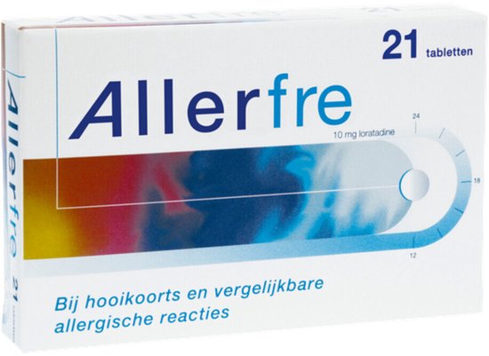 Allerfre Tabletten 10 mg - 3 x 21 tabletten - Voordeelverpakking