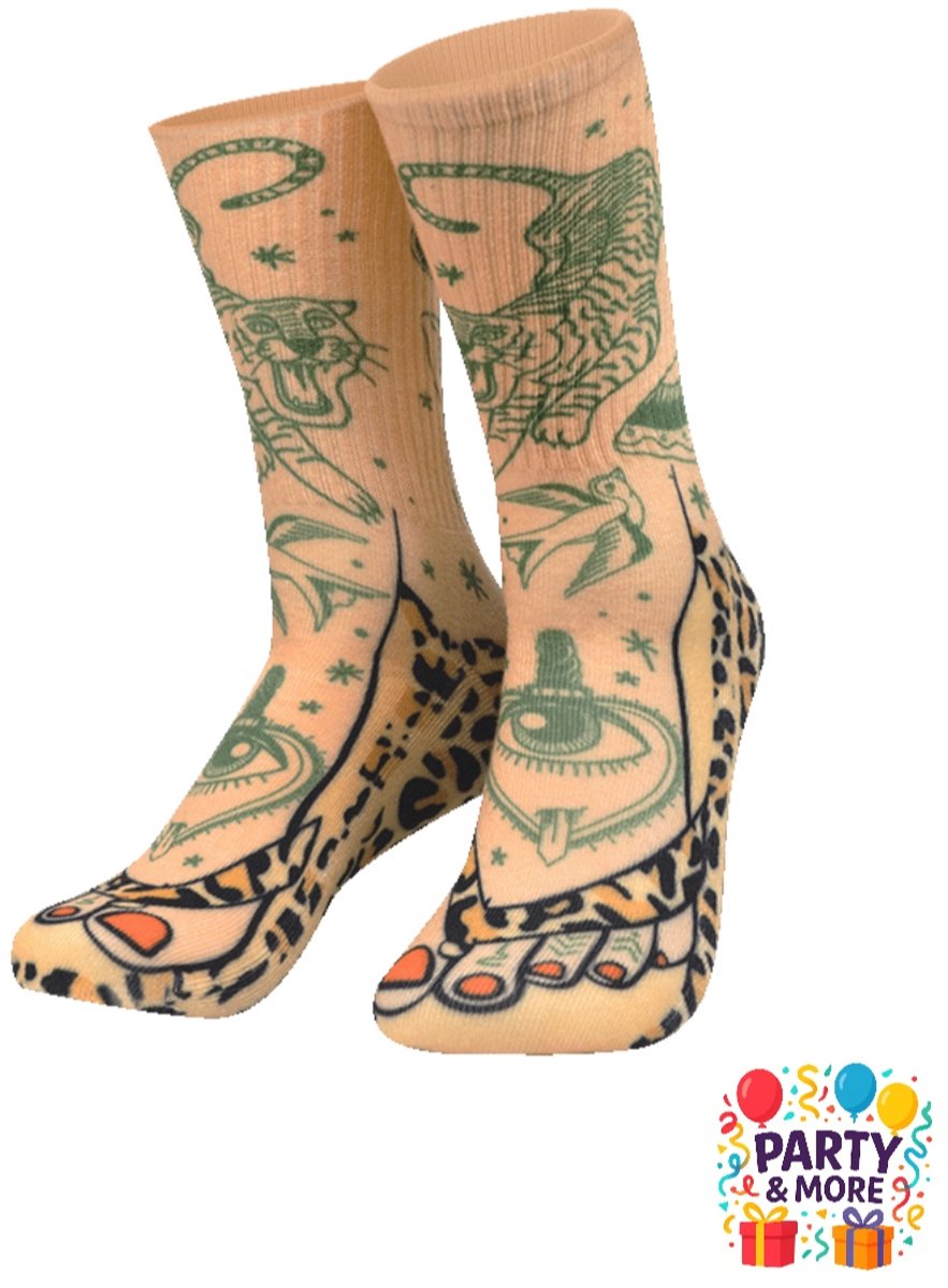 Silly socks – Tattoo - happy socks – funny socks – sokken – grappig